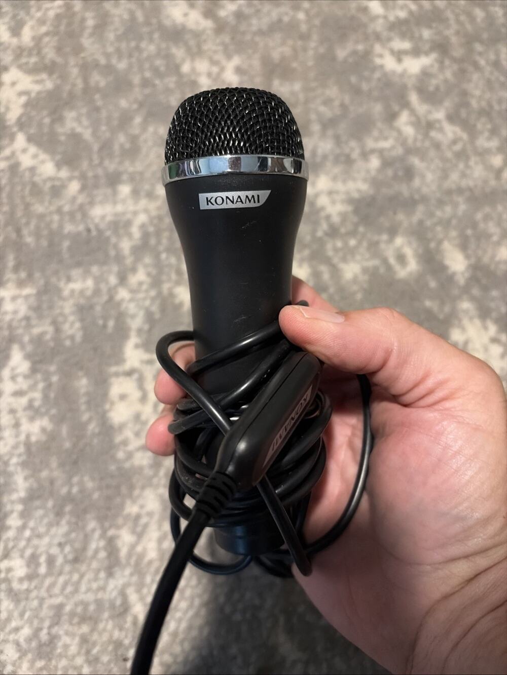 Konami Logitech USB Microphone Mic Black for PlayStation Xbox Wii Tested